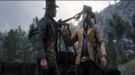 Arthur protects John like a big brother in Red Dead Redemption 2. (Image via I_Soumajit)